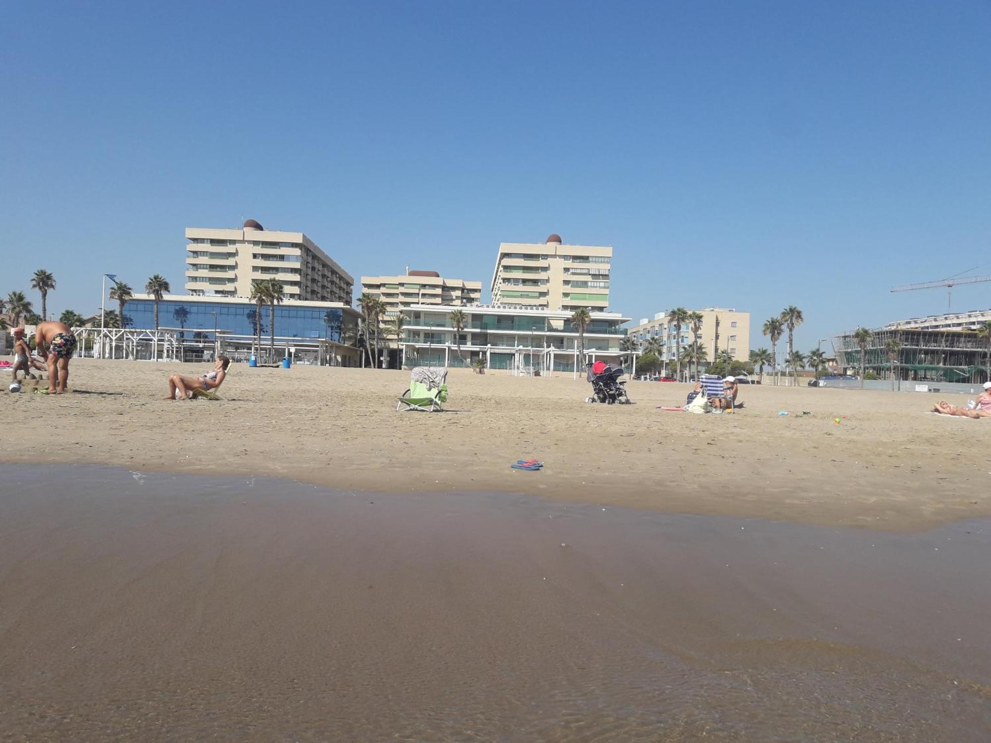 Apartamento Dos Habitaciones Primera Linea De Playa Валенсия Экстерьер фото