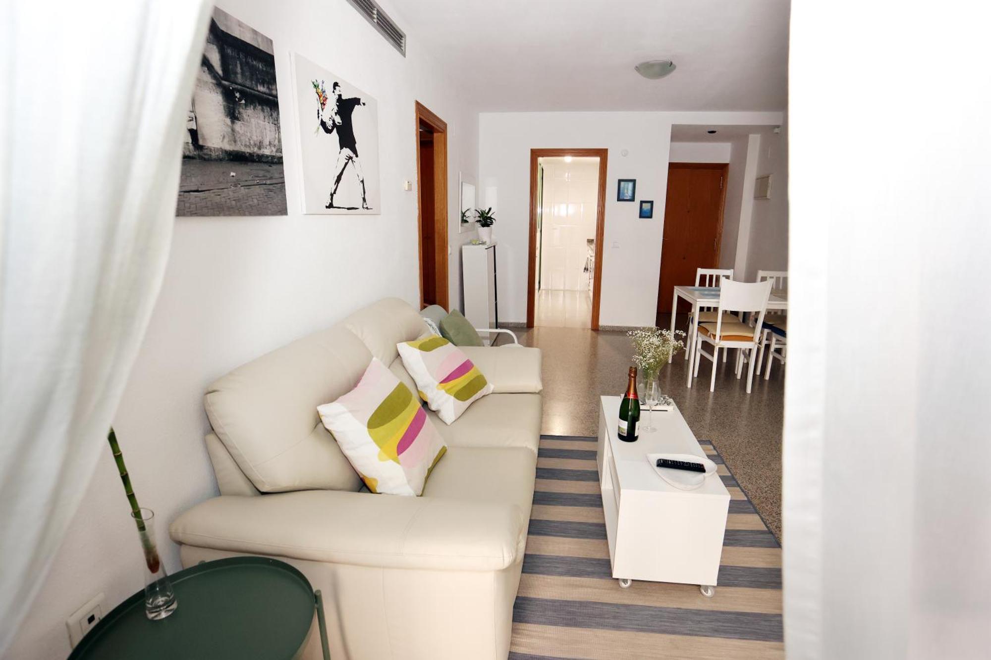 Apartamento Dos Habitaciones Primera Linea De Playa Валенсия Экстерьер фото