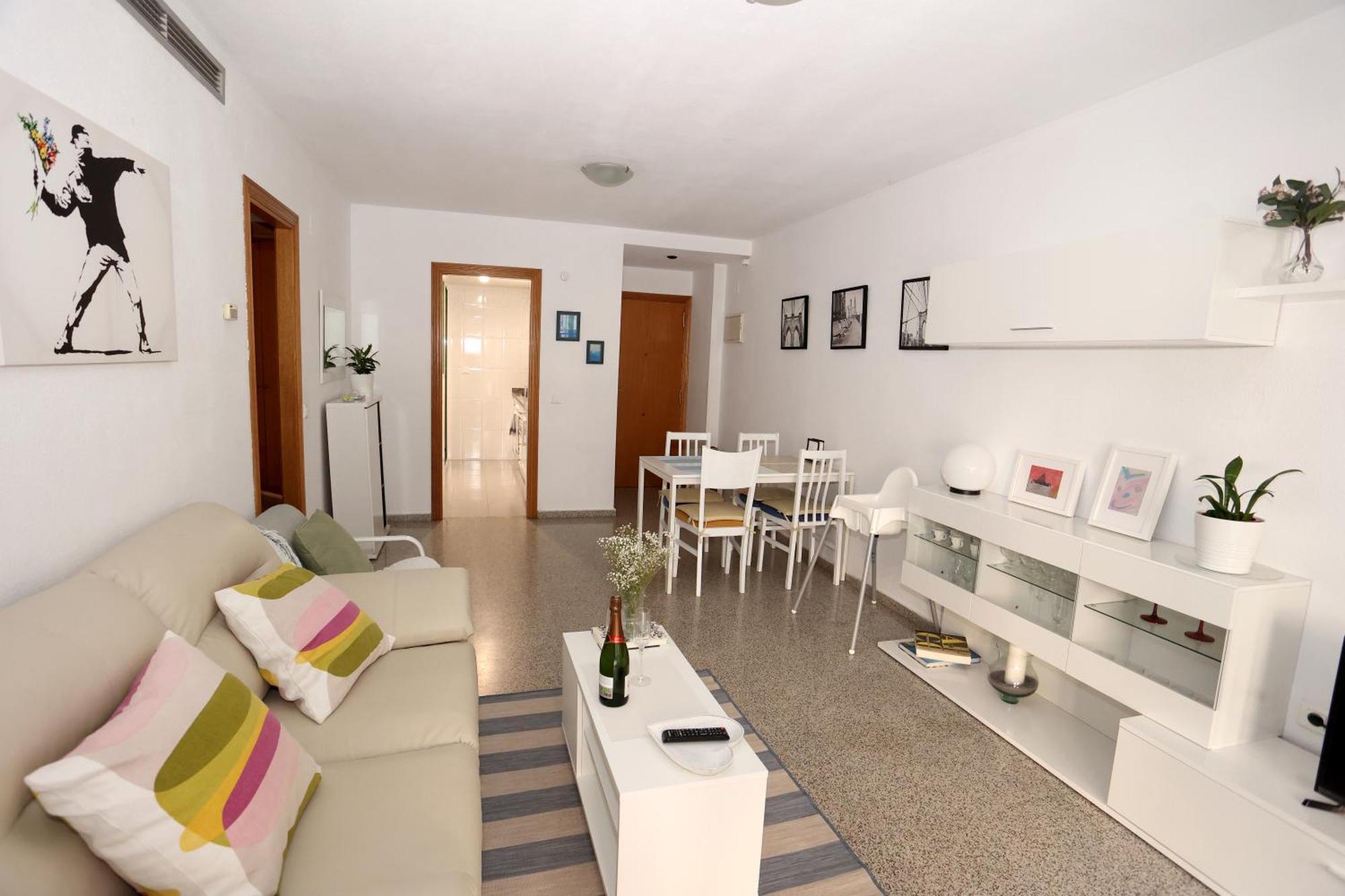 Apartamento Dos Habitaciones Primera Linea De Playa Валенсия Экстерьер фото