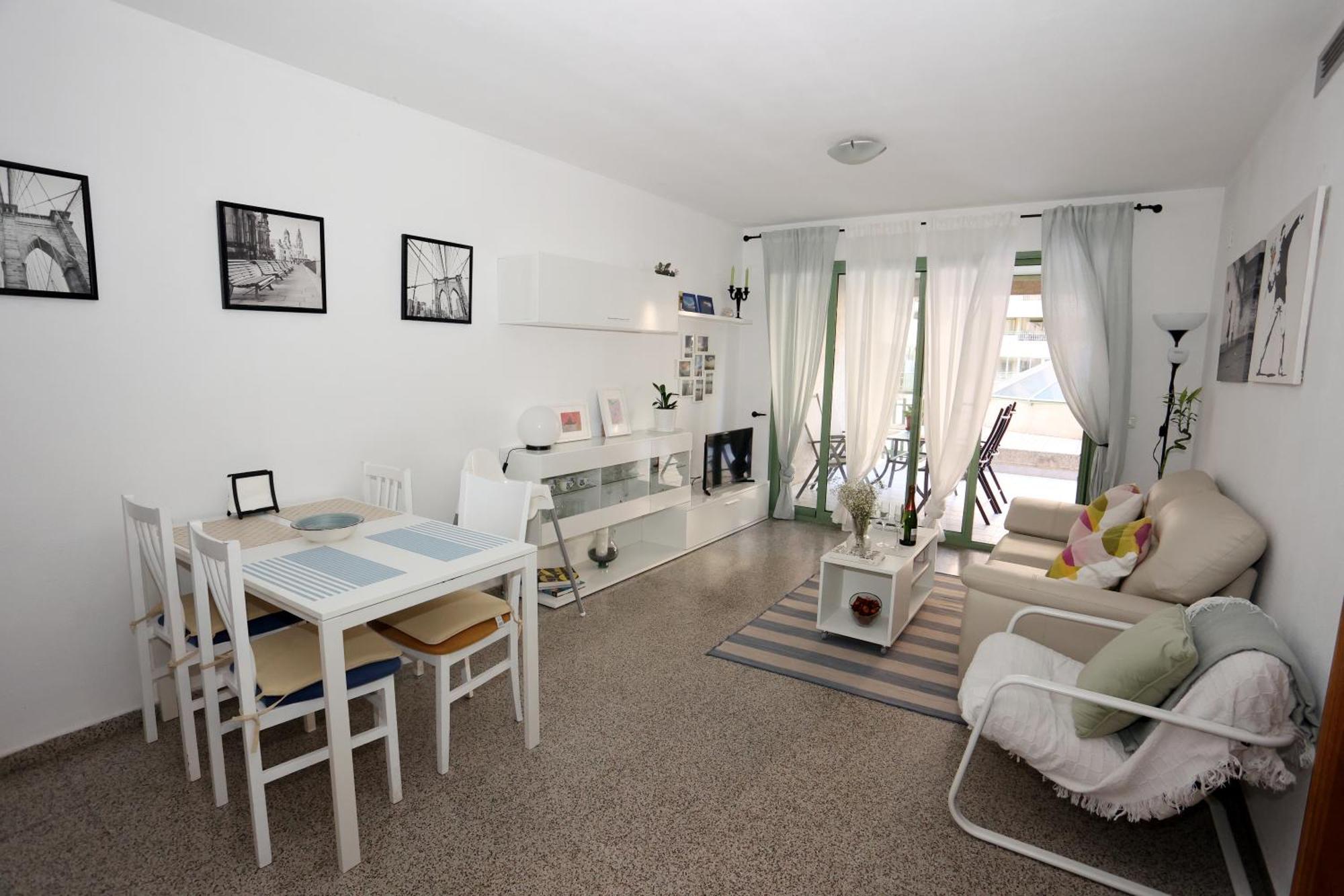 Apartamento Dos Habitaciones Primera Linea De Playa Валенсия Экстерьер фото