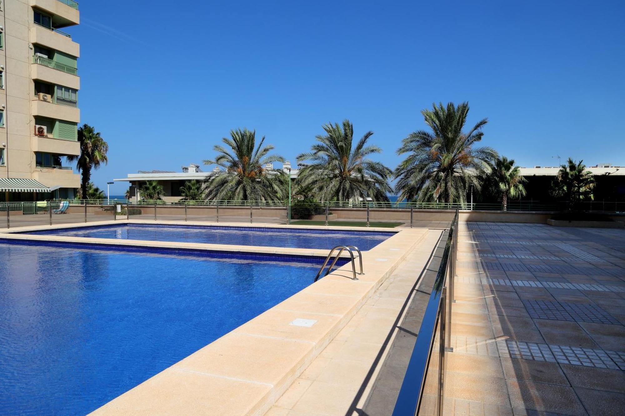 Apartamento Dos Habitaciones Primera Linea De Playa Валенсия Экстерьер фото